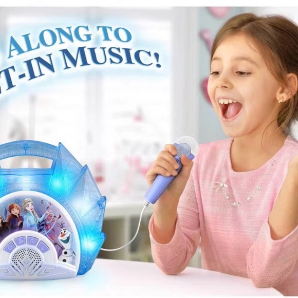 Disney Frozen Blue Karaoke Machine - Picture 5 of 9